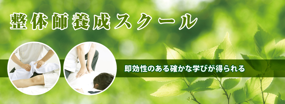 整体師養成スクール 整体師養成スクール